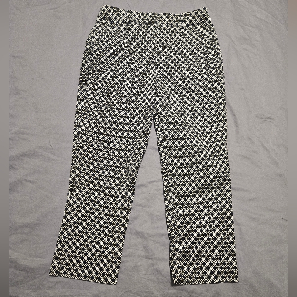 Maison D'Amelie Retro Cropped Wide Leg Trouser Pants. Size US 2.